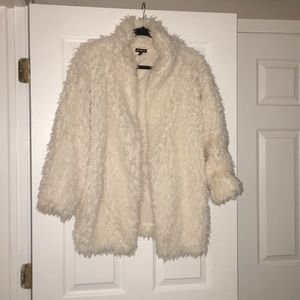 Fuzzy Express Coat, only worn once, like new.